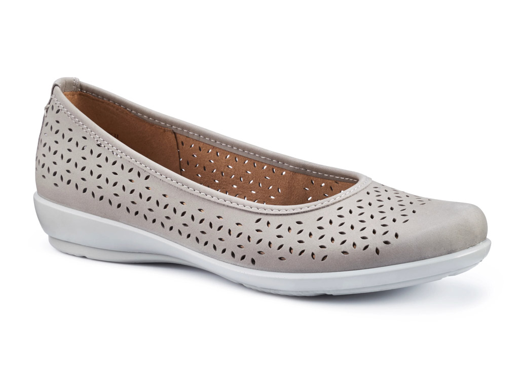 Hotter, Livvy II, Flint Grey, Nubuck Ally Shoes Hermanus