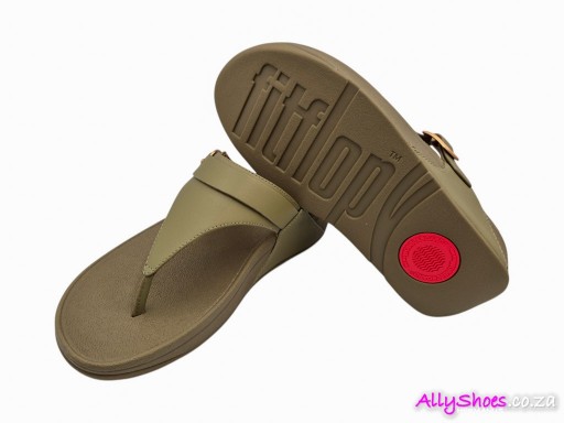 Fitflop, Lulu Adjustable Toe Post, Camo Green