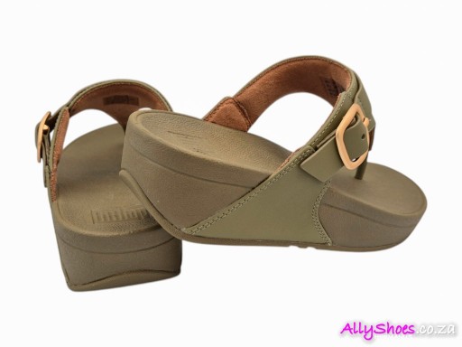 Fitflop, Lulu Adjustable Toe Post, Camo Green