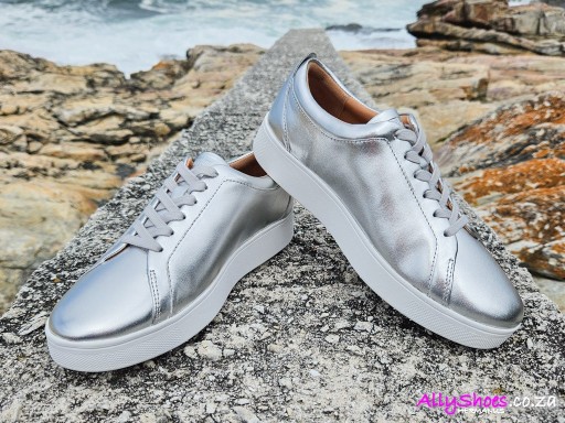 Fitflop, Rally Sneaker, Silver
