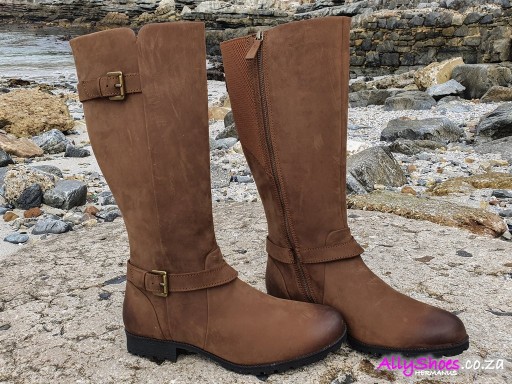 Hotter, Belgravia, Dark Tan, Nubuck