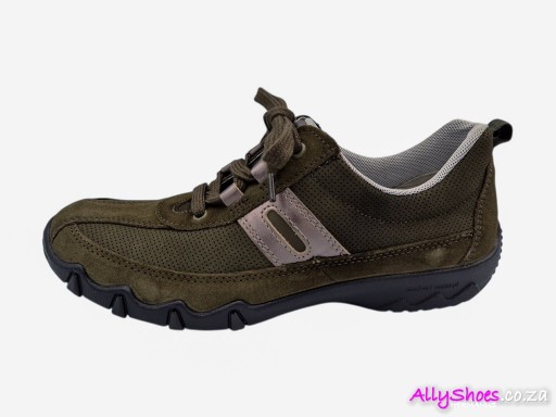 Hotter, Leanne II, Khaki, Nubuck & Suede