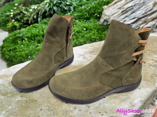 Hotter, Topaz, Khaki, Suede