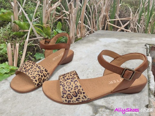 Hotter, Tropic, Leopard, Wide Fit