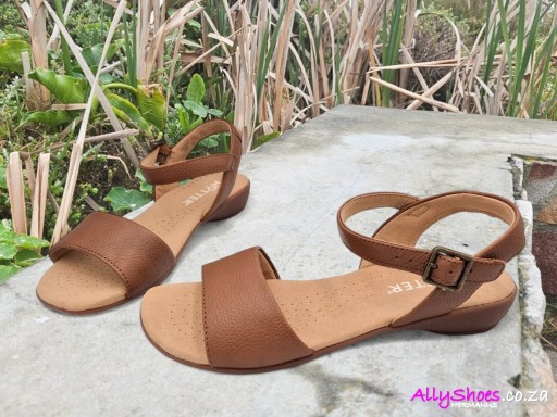 Hotter, Tropic, Rich Tan, Wide Fit