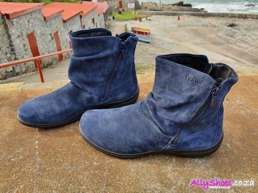 Hotter, Whisper, Navy, Suede (size UK 9 only)