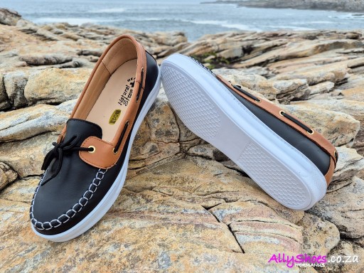 Natural Steps, 6057, Black/Tan