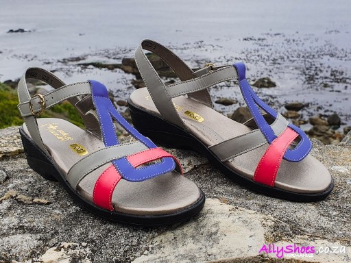 Natural Steps, 854, Azure Coral Grey