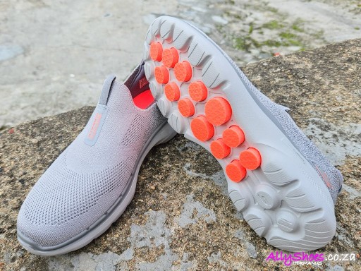 Skechers, Go Walk 6 Glimmering, Grey Coral