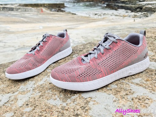 Skechers, On The Go Glide High Tide, Pink/Grey (size UK 8 only)