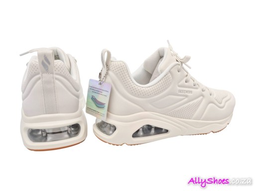Skechers, Tres-Air Uno Ah-mazing, White Skechers, Tres-Air Uno Ah-mazing, White